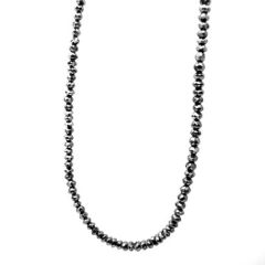 K18 ブラックダイヤモンド ネックレス 20ct 45cm